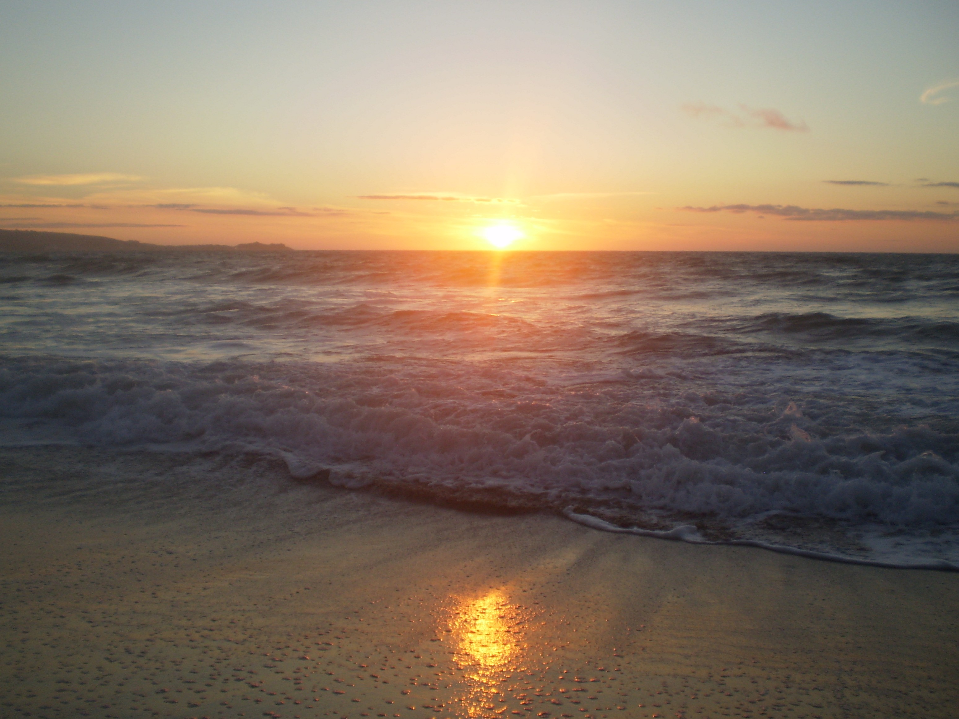 The Towans Beach - Photo "Sunset" :: British Beaches